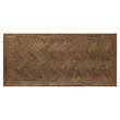 NPD Furniture - Kingston Herringbone Dining Table - Brown - Solid Wood
