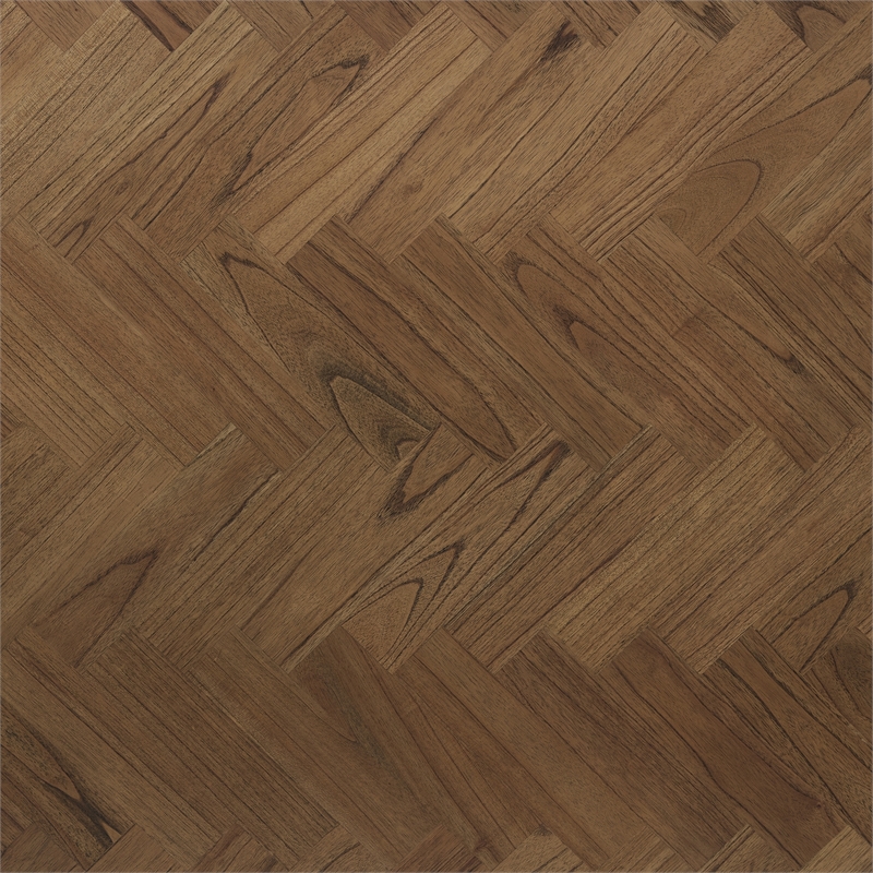 NPD Furniture - Kingston Herringbone Dining Table - Brown - Solid Wood