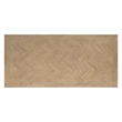 NPD Furniture - Kingston Herringbone Dining Table - Light Natural - Solid Wood