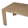 NPD Furniture - Kingston Herringbone Dining Table - Light Natural - Solid Wood
