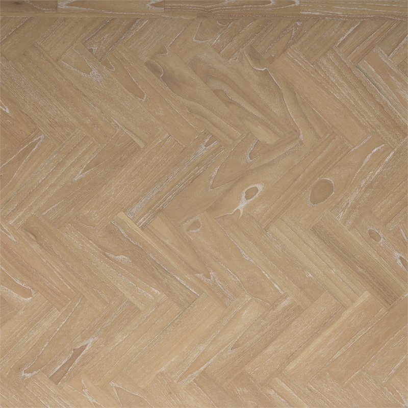 NPD Furniture - Kingston Herringbone Dining Table - Light Natural - Solid Wood
