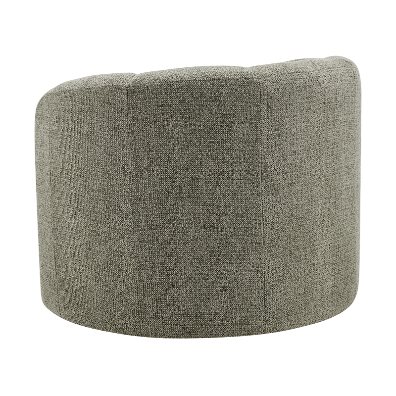 NPD Furniture - Elowen Swivel Accent Arm Chair - Heathered Olive Chenille