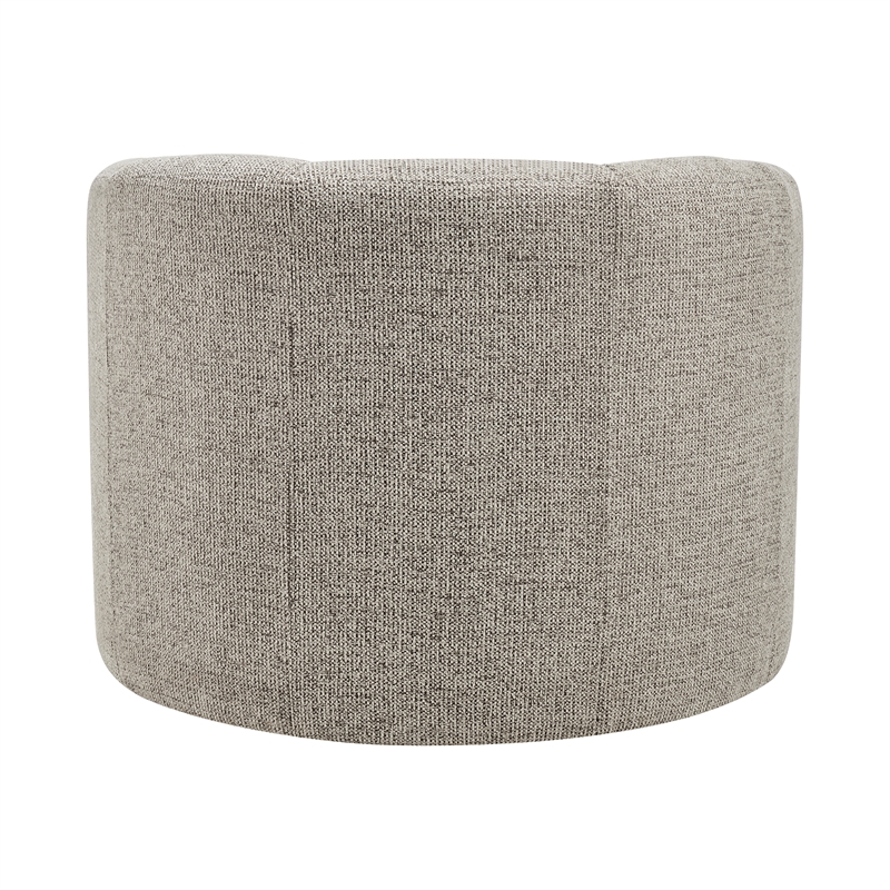NPD Furniture - Elowen Swivel Accent Arm Chair - Heathered Taupe Chenille