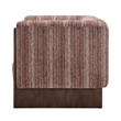 NPD Furniture - Daxon Fabric Accent Arm Chair - Stria Clay Chenille