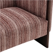 NPD Furniture - Daxon Fabric Accent Arm Chair - Stria Clay Chenille