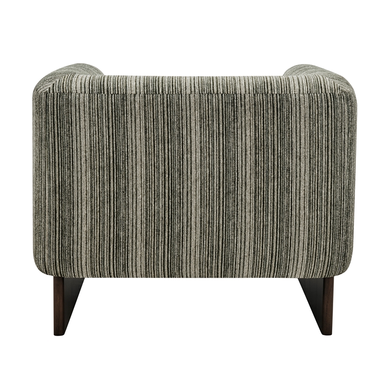 NPD Furniture - Daxon Accent Arm Chair - Stria Olive Chenille
