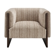 NPD Furniture - Daxon Accent Arm Chair - Stria Sand Chenille