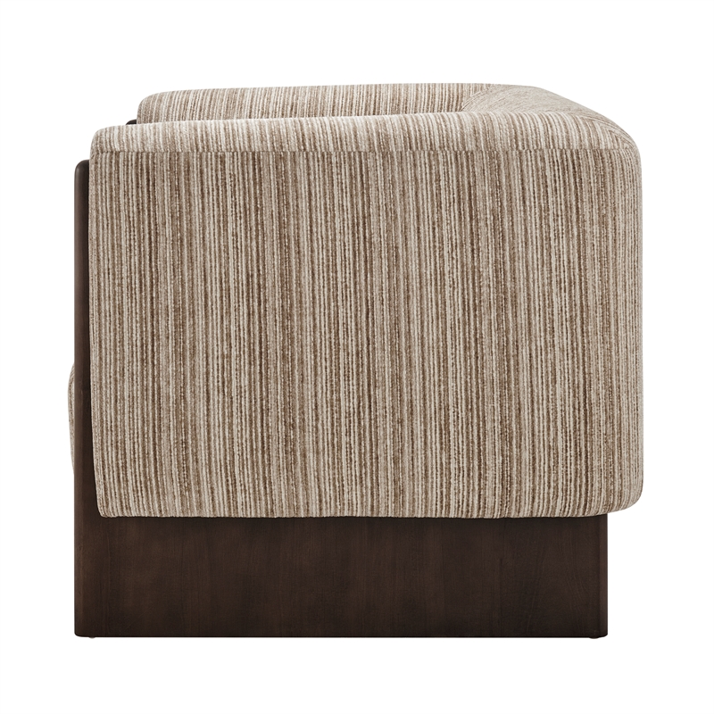 NPD Furniture - Daxon Accent Arm Chair - Stria Sand Chenille