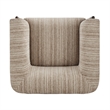 NPD Furniture - Daxon Accent Arm Chair - Stria Sand Chenille