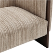NPD Furniture - Daxon Accent Arm Chair - Stria Sand Chenille