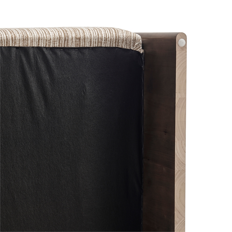 NPD Furniture - Daxon Accent Arm Chair - Stria Sand Chenille