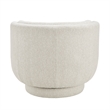 NPD Furniture - Veloura Fabric Swivel Accent Arm Chair - Mila Ivory