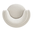 NPD Furniture - Veloura Fabric Swivel Accent Arm Chair - Mila Ivory