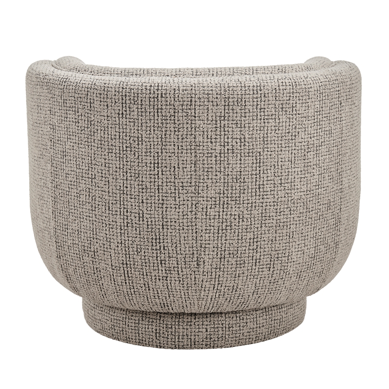 NPD Furniture - Veloura Fabric Swivel Accent Arm Chair - Mila Taupe