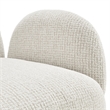 NPD Furniture - Zoya Fabric Swivel Accent Arm Chair - Mila Ivory