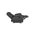 Titan Furnishings Transitional Faux Leather Reclining Sofa Set in Gray