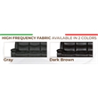 Titan Furnishings Transitional Faux Leather Reclining Sofa Set in Gray