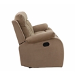 Titan Furnishings Transitional Microfiber Fabric Sofa Set in Beige