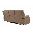 Titan Furnishings Transitional Microfiber Fabric Sofa Set in Beige