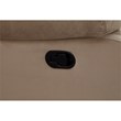 Titan Furnishings Transitional Microfiber Fabric Sofa in Beige