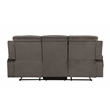 Titan Furnishings Transitional Microfiber Fabric Sofa Set in Brown