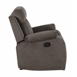 Titan Furnishings Transitional Microfiber Fabric Sofa Set in Brown