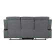 Titan Furnishings Transitional Microfiber Fabric Sofa Set in Gray