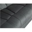 Titan Furnishings Transitional Microfiber Fabric Sofa Set in Gray