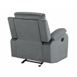 Titan Furnishings Transitional Microfiber Fabric Sofa Set in Gray