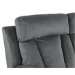 Titan Furnishings Transitional Microfiber Fabric Sofa in Gray