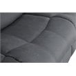 Titan Furnishings Transitional Microfiber Fabric Recliner Chair in Gray