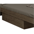 Titan Furnishings Rita 4-Piece Wood California King Bedroom Set in Gray