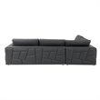 Titan Furnishings Transitional Italian Top Grain Leather Sectional