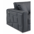 Titan Furnishings Transitional Italian Top Grain Leather Sectional