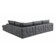 Titan Furnishings Transitional Italian Top Grain Leather Sectional