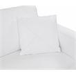 Titan Furnishings Transitional Italian Top Grain Leather Sectional White