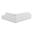 Titan Furnishings Transitional Italian Top Grain Leather Sectional