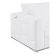 Titan Furnishings Transitional Italian Top Grain Leather Sectional