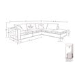 Titan Furnishings Transitional Italian Top Grain Leather Sectional