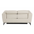 Titan Furnishings Italian Leather Sofa Set with Power Recliner in Beige