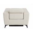 Titan Furnishings Italian Leather Sofa Set with Power Recliner in Beige