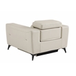 Titan Furnishings Italian Leather Sofa Set with Power Recliner in Beige