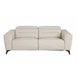 Titan Furnishings Italian Leather Sofa Set with Power Recliner in Beige