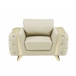 Titan Furnishings Modern Genuine Italian Leather Upholstered Sofa Set