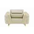Titan Furnishings Modern Genuine Italian Leather Upholstered Sofa Set
