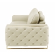 Titan Furnishings Modern Genuine Italian Leather Upholstered Sofa Set