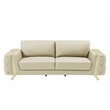 Titan Furnishings Modern Genuine Italian Leather Upholstered Sofa Set