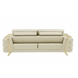 Titan Furnishings Modern Genuine Italian Leather Upholstered Sofa Set