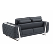 Titan Furnishings Modern Genuine Italian Leather Upholstered Sofa Set