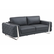 Titan Furnishings Modern Genuine Italian Leather Upholstered Sofa Set